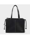 Borsa a spalla HAILEY - NERO label rose